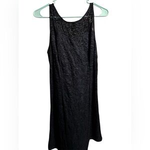 Chic Navy Lace Mini Dress